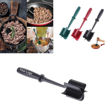 5 Curve Blades Ground Beef Masher Meat Chopper