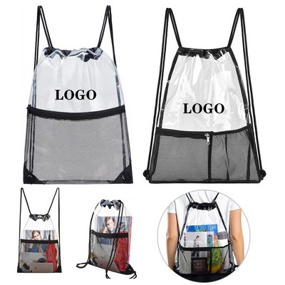 Clear Drawstring Backpack
