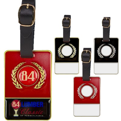 Metal Bag Tag With Colorfill