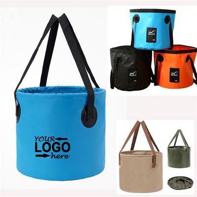 Outdoor Camping Collapsible Water Bucket 10L