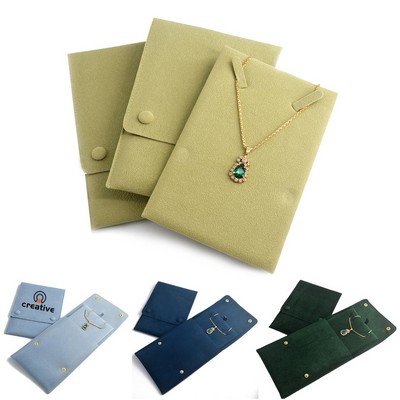 Velvet Jewelry Necklace Storage Pouches