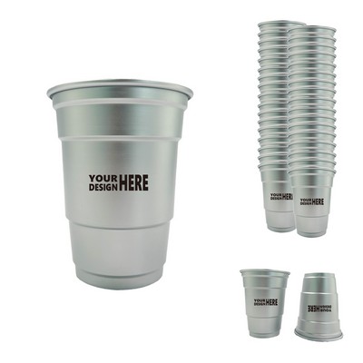 16oz Aluminum Pint Party Cup