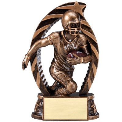 Football Running Star Series Stand - 7 1/2" Tall