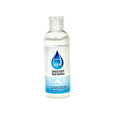 Gel Hand Sanitizer 75% Ethyl Alcohol 3.4 oz (100ml)