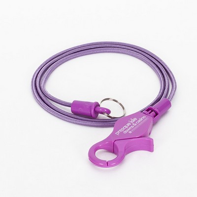 Nylon Stretch Lanyard 3.5 mm Dia. Lobster Clasp Bungee Cord