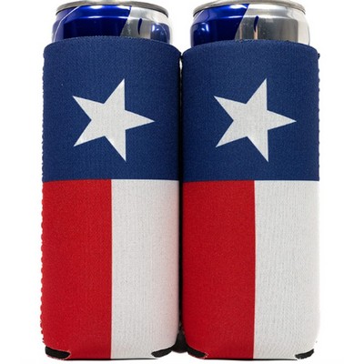 Reversible Slim Neoprene Neoprene Full Color Can Cooler