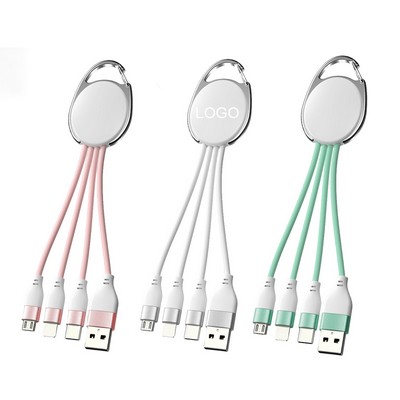 4-in-1 Keychain Charging Cable