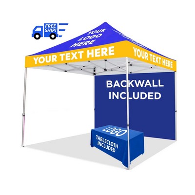 10'x10' Popup Tent Package With Logo