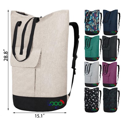 College Heavy Duty Laundry Backpack