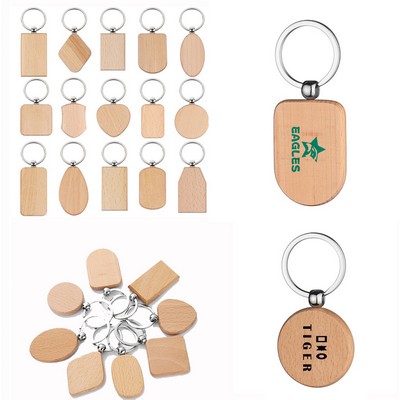 Custom Wood Keychain