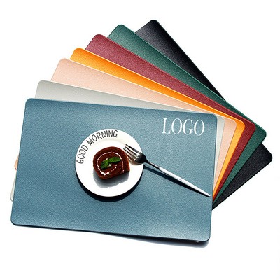 Scandinavian Style Leather Placemat