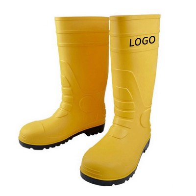 Steel Toe, Steel Sole Protective Rain Boots