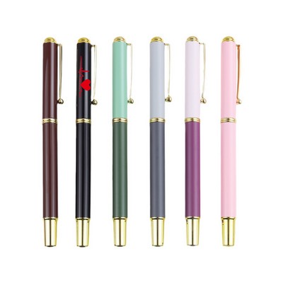 Business multicolored metal pen