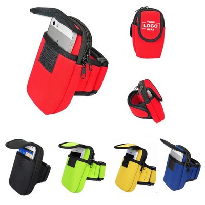 Sports Armband w/ Custom Imprint Neoprene Running Armband.
