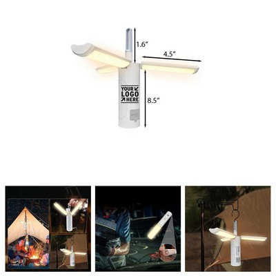 4-in-1 Versatile LED Camping Light & Magnetic Base