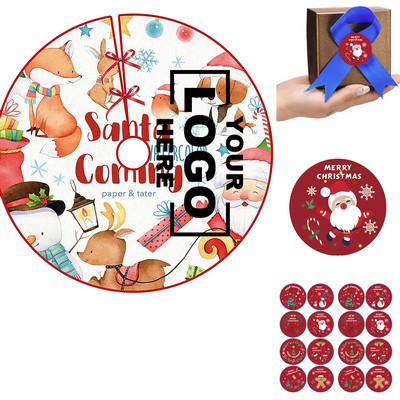 Customized Festive Christmas Tree Base Cover