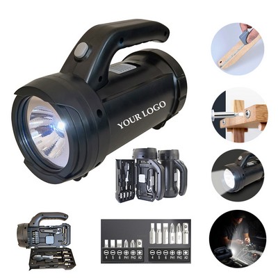 LED Flashlight Household Tool Kit