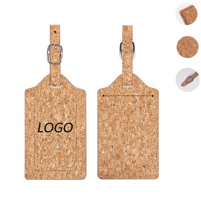 Cork Luggage Tag