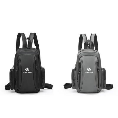 PU Waterproof Light Weight Backpack Crossbody