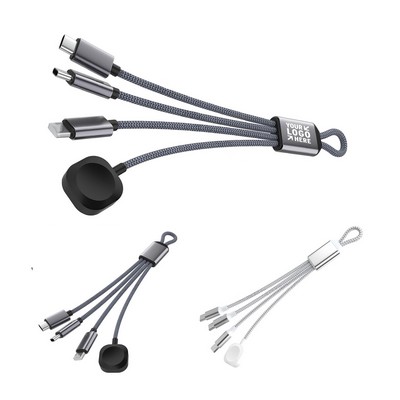 3 in 1 Charging Cable with Magnetic Watch Charger