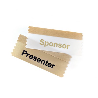 1.625" x 4" Badge Ribbon with Adhesive Strip