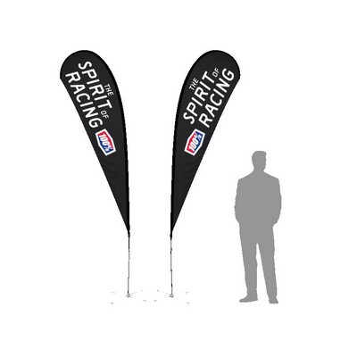 11ft TearDrop Flag W/ Double Sided Printing