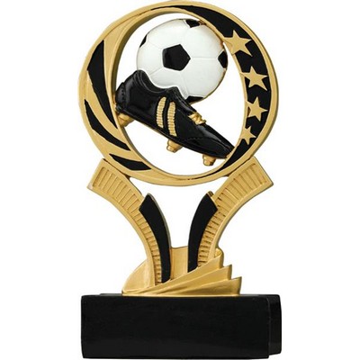 Midnight Star Resin Soccer Award - 7"