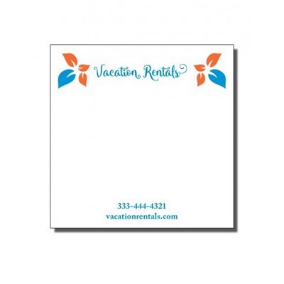 Full-Color Notepads - 25 Sheets (3" x 3")