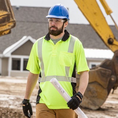 ANSI Class 2 Moisture Wicking Polo Shirt