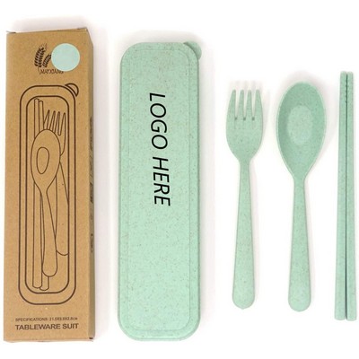 Wheat Straw Tableware Set (8"x 2.1"x 1")