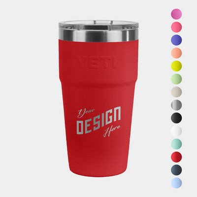 20 Oz YETI® Rambler Stainless Steel Insulated Stackable Cup w/ Lid