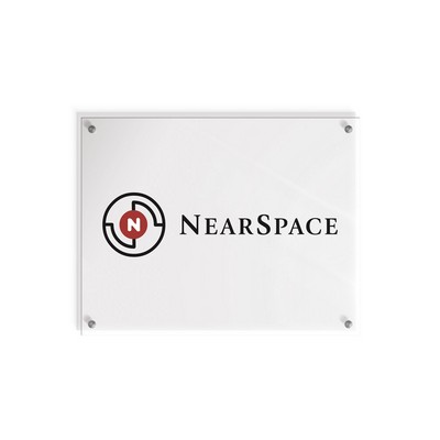 Architectural Sign with Aluminum Stand Offs
