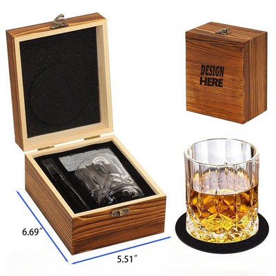 Whiskey Stones and Whiskey Glass Gift Set