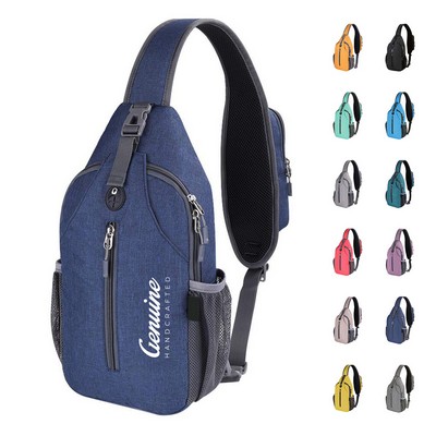 Versatile Waterproof Fanny Pack with Multi Compartments and Breathable Shoulder Strap