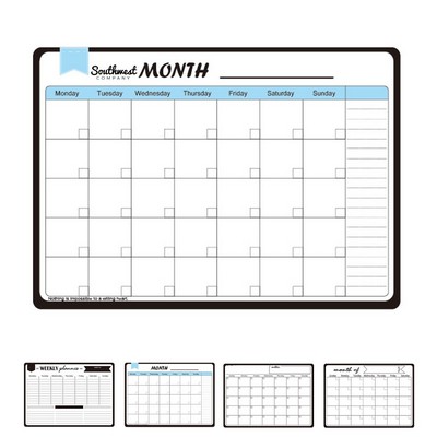 Dry Erase Magnetic Refrigerator Calendar