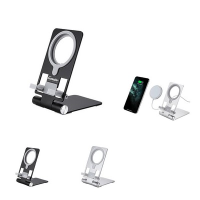 Rotating Vertical Wireless Charging Stand with Heat Dissipation