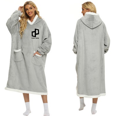 Oversized Blanket Hoodie W/ Pockets