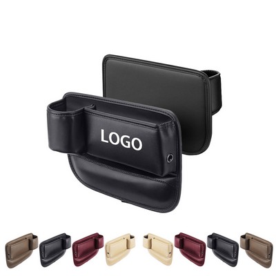 Car Leather Cup Holder Gap Bag