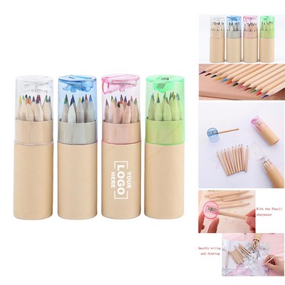 12-Piece Wooden Colored Pencil Kit(Free Shipping)