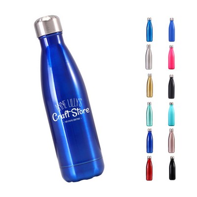 17 oz Stainless Steel Double Wall Vacuum Insulated Cola Water Bottle