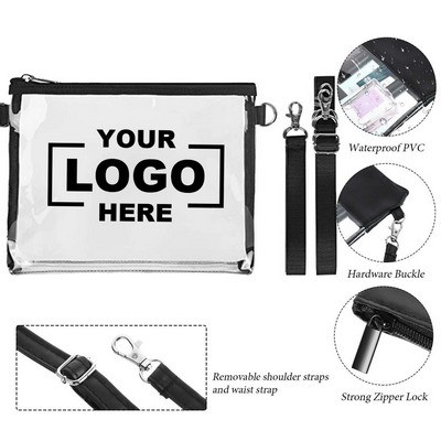 PVC Waterproof Crossbody Bag.