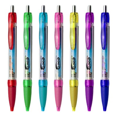 Retractable Custom Advertising Pull Out Banner Ballpoint Pen