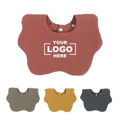 Baby Pure Cotton Petal Bib Drool Bandana(Free Shipping)