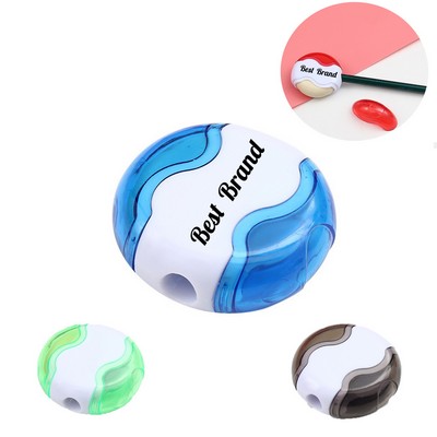 Round Eraser Pencil Sharpener - 2 - in - 1