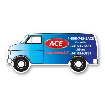 Re-Stick-It Decal (1.5"x3.5") Van Shape