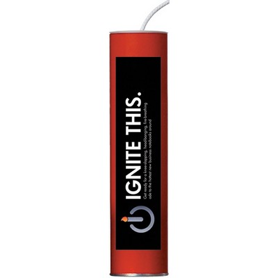 Red Dynamite or Firecracker Tube (Vertical Label)