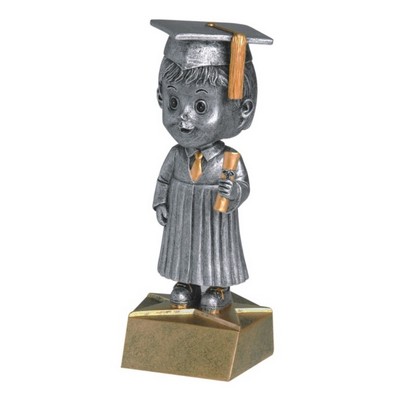 Resin Male Graduate Bobble Head