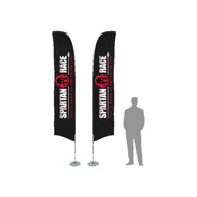 13ft Blade Flag w/ Double Sided Printing