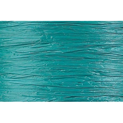 Teal Matte Rayon Raffia Ribbon
