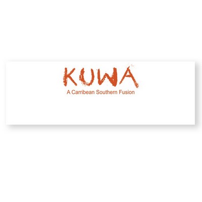 Plastic White Reusable Name Badge (1"x3")